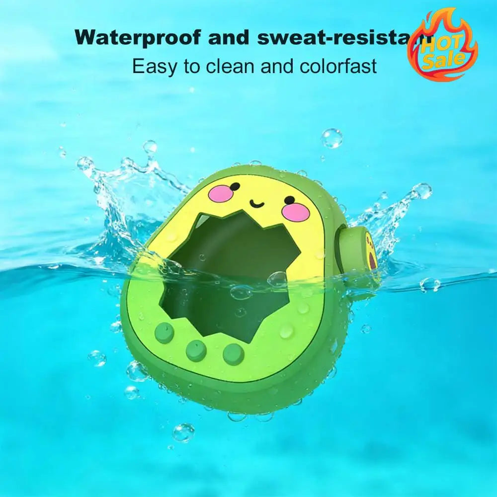 For Tamagotchi Paradise Electronic Pets Game Protective Cover with Rotating Knob Cap Soft Silicone Decorative Cover Shockproof Zpaxo