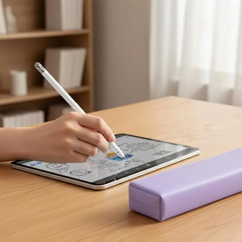 Mesh Fiber Capacitive Stylus Pen Double Nib Touch Screen Pens Drawing Zpaxo