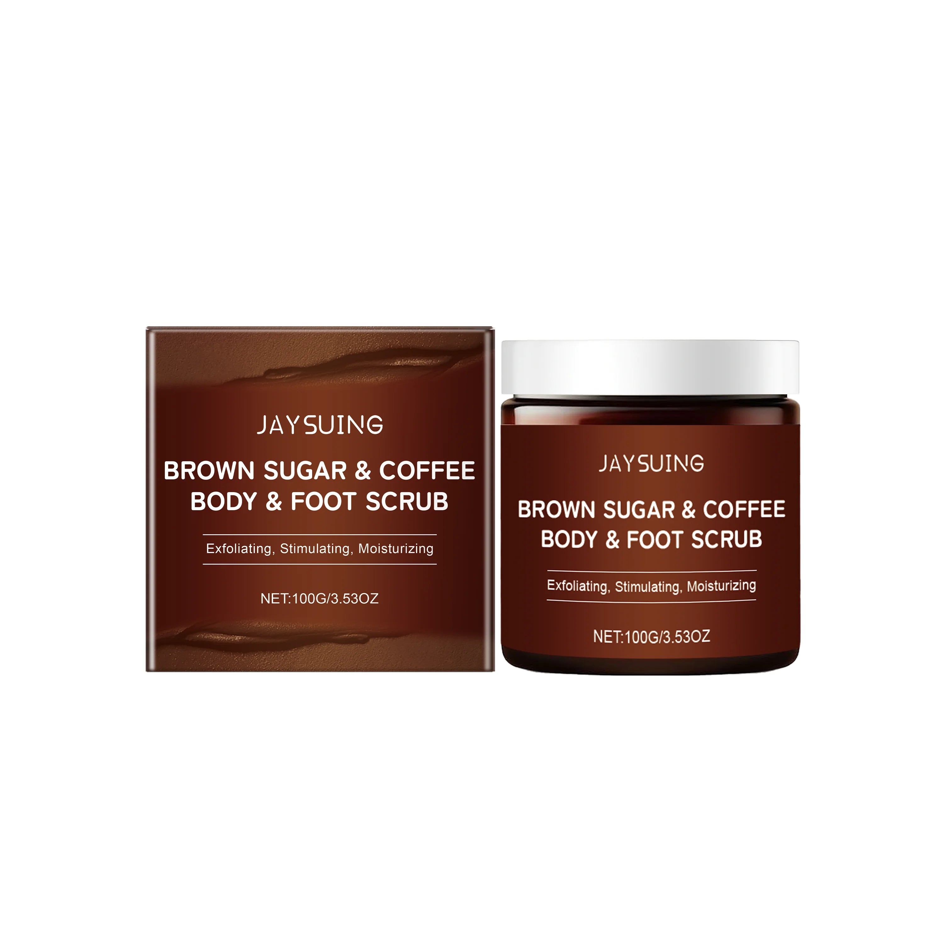 Jaysuing Coffee Body Scrub – Exfoliate, Moisturize & Smooth Skin Body Scrub Cream Zpaxo 100g 100g