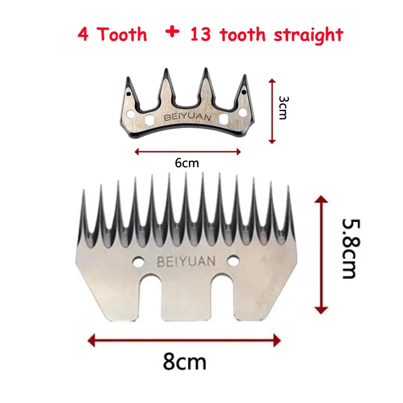 Sheep Goats Shears Convex Comb Cutter Shearing Clipper 9 13 Tooth Zpaxo 13 tooth Straight