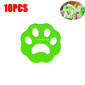 10PCS Take Pet Hair From Clothes Cat Fur Remover for Laundry Reusable Clothes Fur Removal Washing Machine Clothes Pet Cleaning Zpaxo 10PCS-Green-A