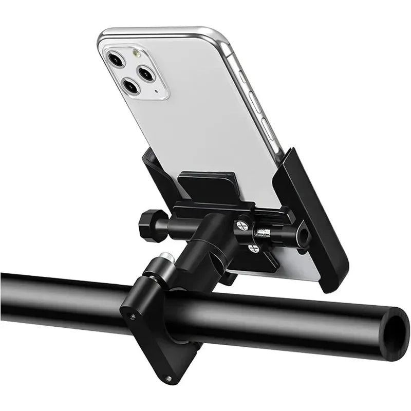 Universal Aluminum Motorcycle Phone Mount | 360° Adjustable