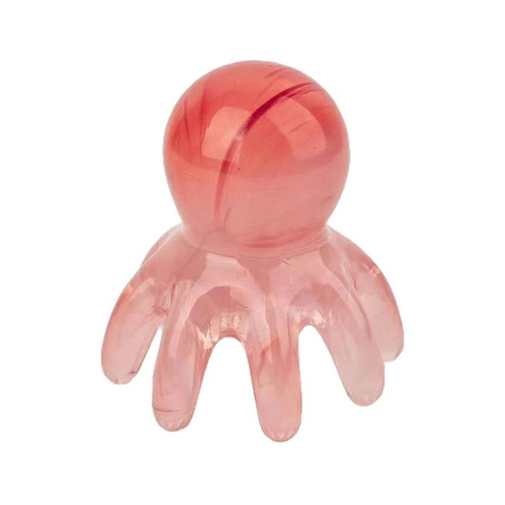 Octopus Shape Scalp Massage Comb 8-Tentacle Head Scratcher Comb Portable for Home Office Massage Zpaxo MULTI