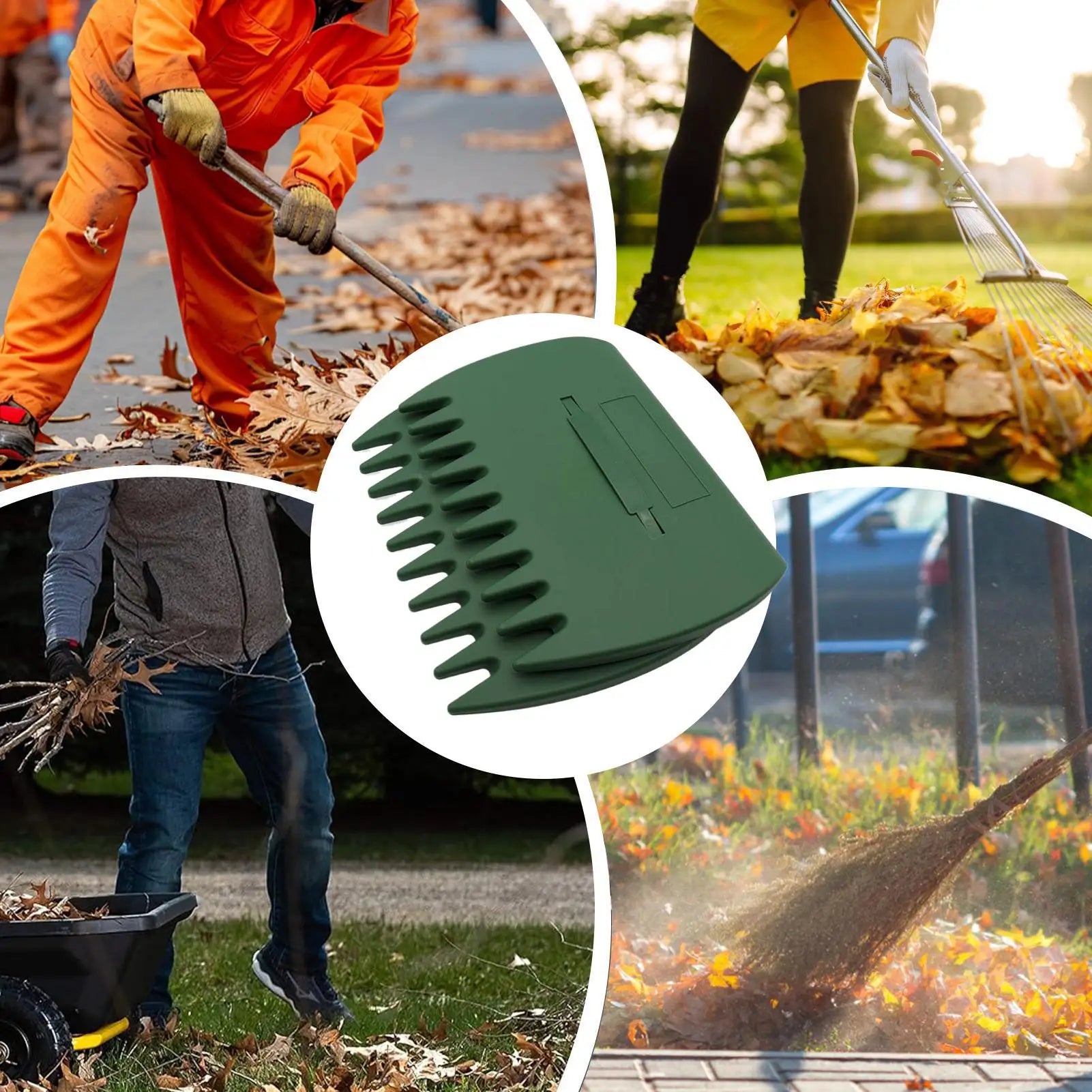 Leaf Grabber Claws Hand Rake Garden Tool Easy Debris Clean Up Lawn