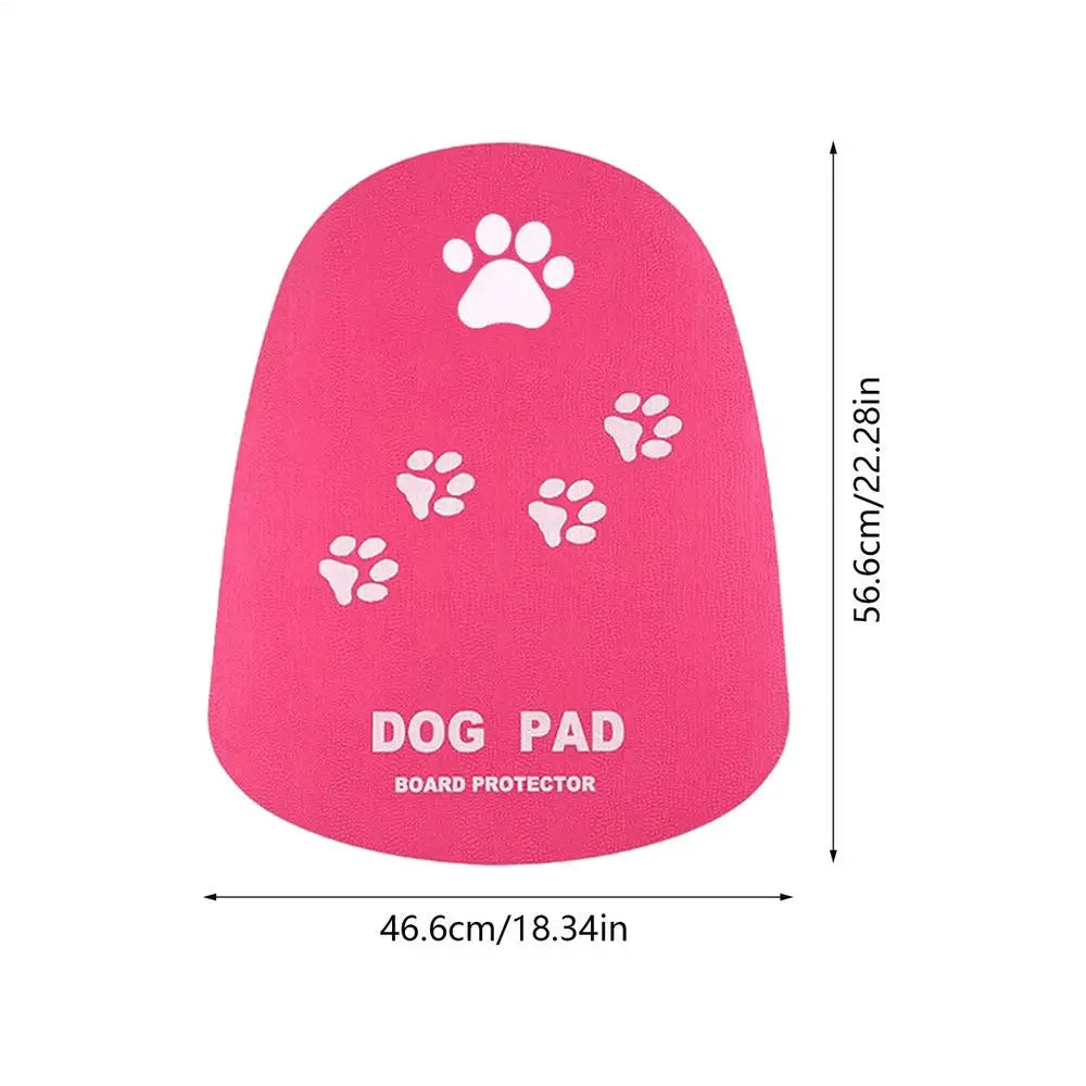 Dog Paddleboard Pad PVC Waterproof Portable Paw Pattern Safety Mat
