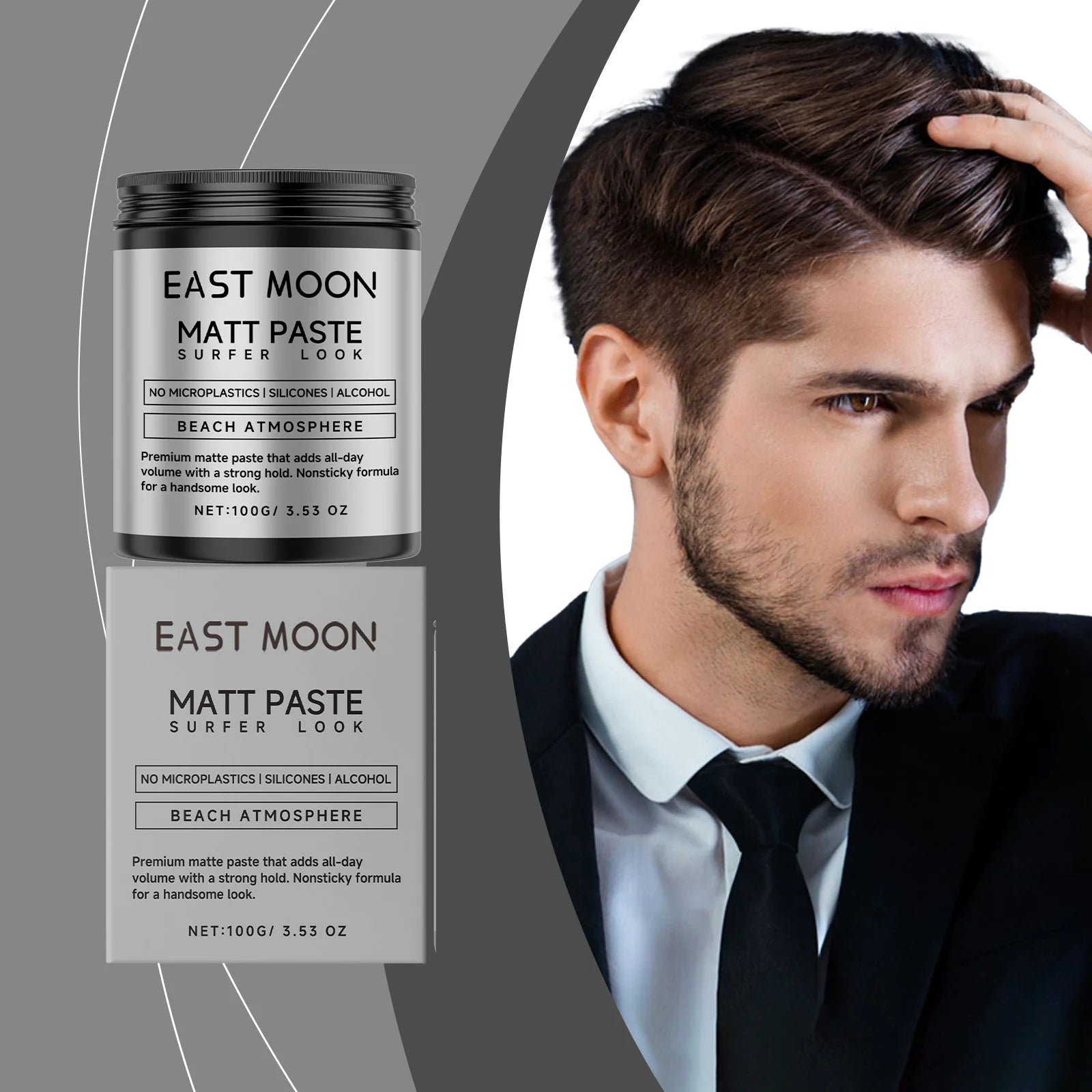 Matte Hair Styling Creams Reducing Dryness Non-greasy Prevents Frizz Increasing Volume Hair Fluffy and Voluminous Shaping Paste Zpaxo