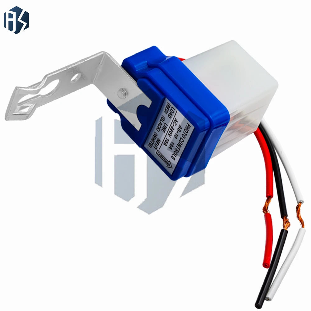 AS-10 Photocell Street Light Switch Automatic AC 220V 50-60Hz 10A DC Zpaxo