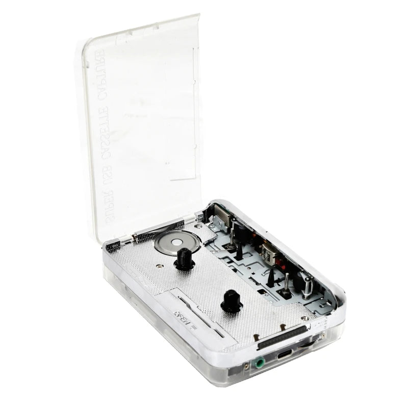 Y1UB Clear Shell Audio Music Cassette Tape MP3 Digital Converter