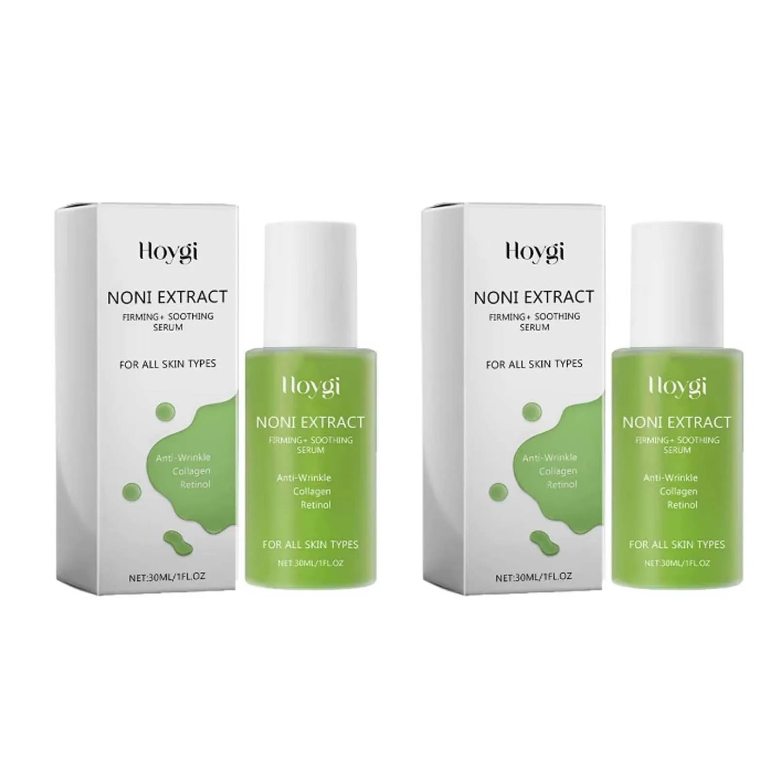 Hoygi Retinol & Noni Fruit Face Serum – Brightening Firming Retinol Face Serum Zpaxo 2Pcs 30ml Boxed