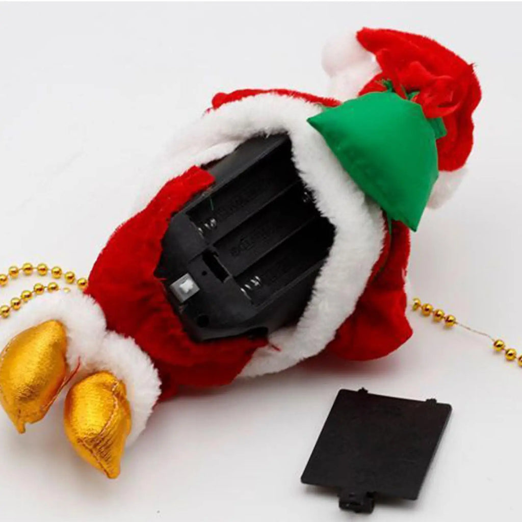 Santa Claus Climbing Rope Musical Electric Christmas Decor Holiday