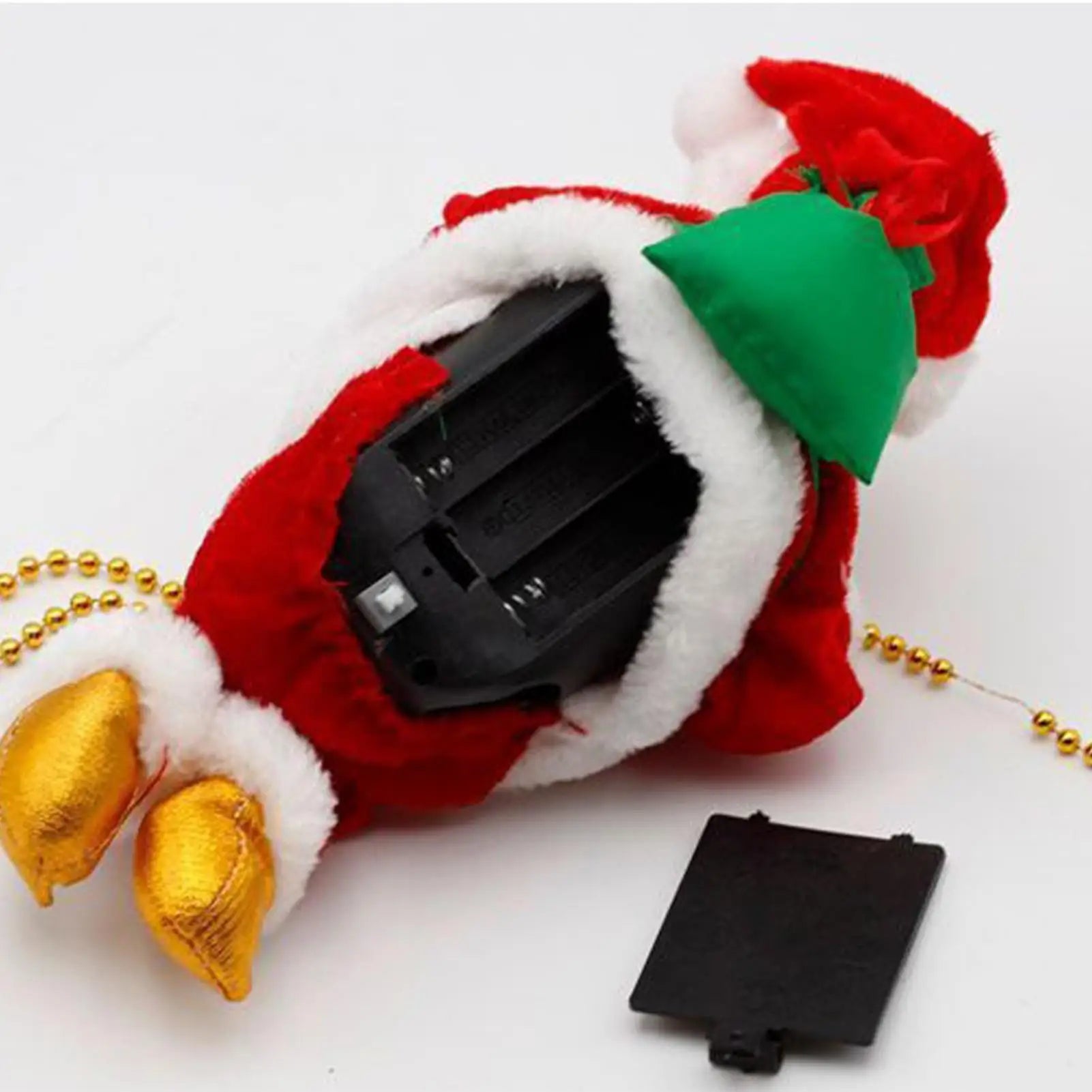 Santa Claus Climbing Rope Musical Electric Christmas Decor Holiday