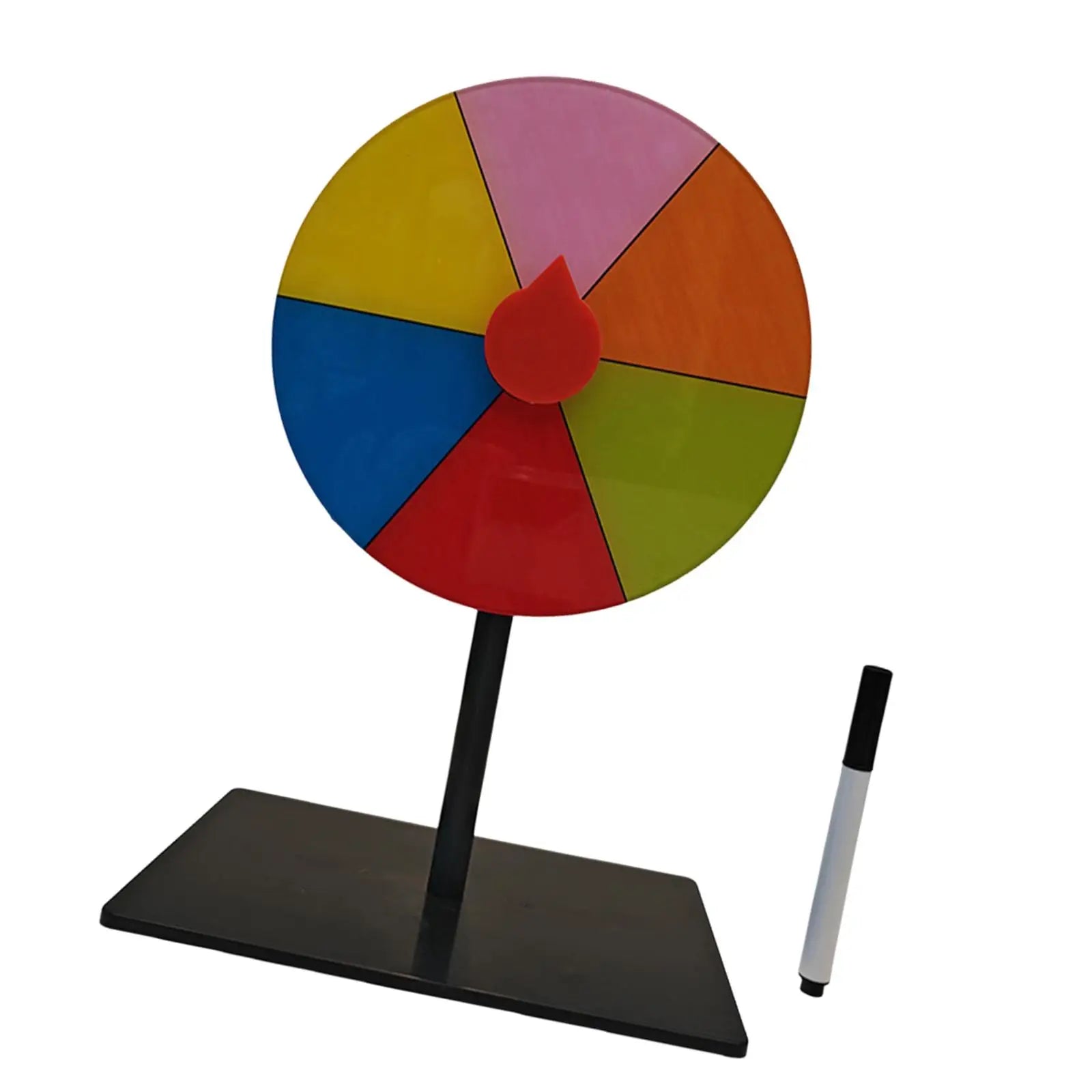Table Prize Turntable Easy Assembly Stable Base Roulette Wheel for Interactive Learning Game Carnival Party Tradeshow Pub Zpaxo 6 Grids