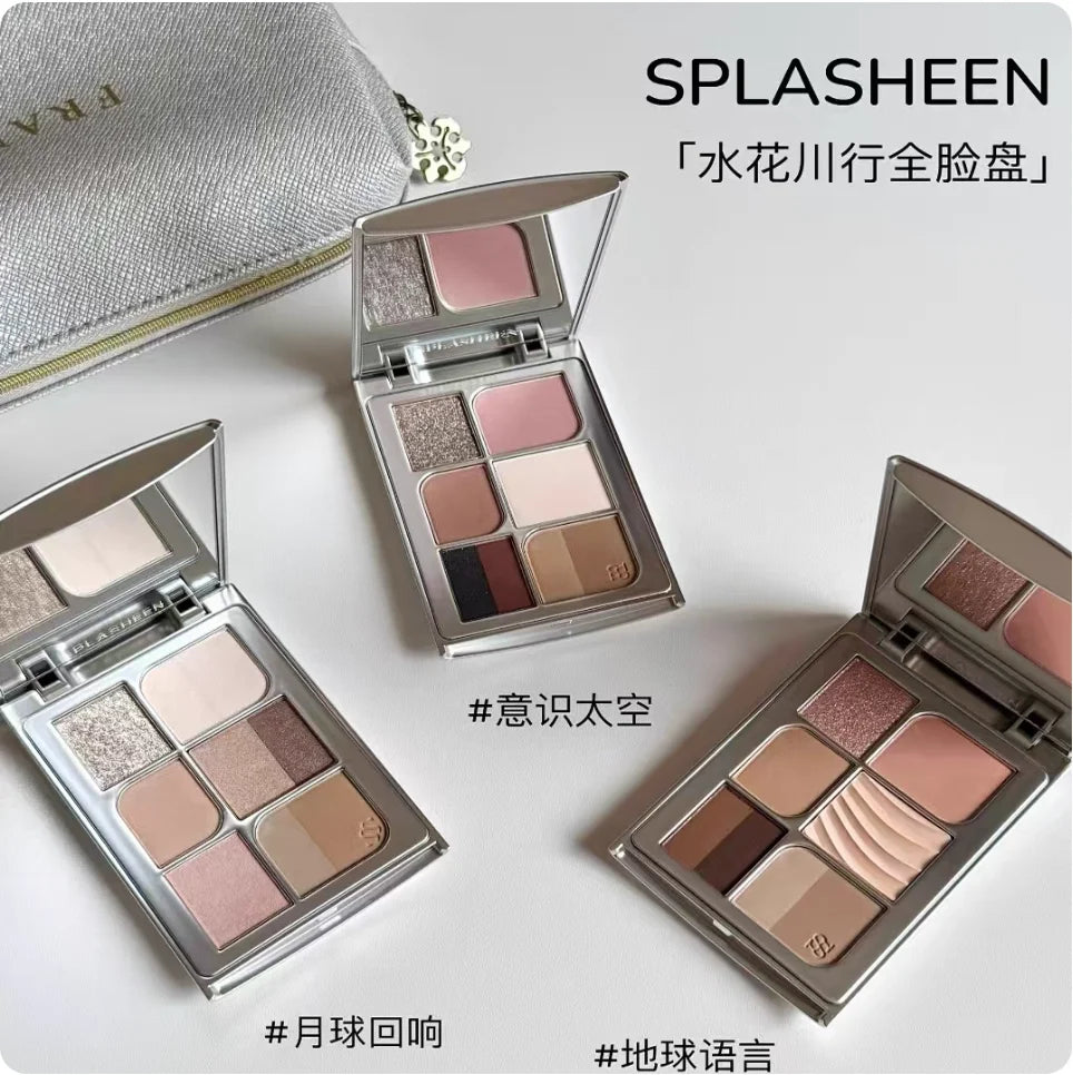 SPLASHEEN Eyeshadow All-in-one Face Palette Easy Slay Head Space Zpaxo