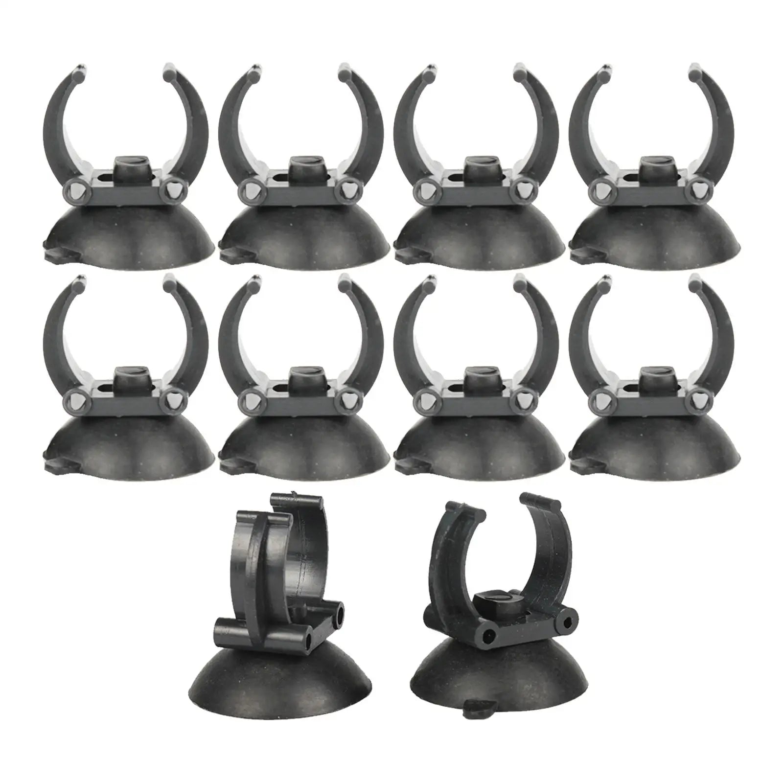 10 Pieces Aquarium Heater Suction Cups Fixing Clip Heating Rod Holders Clamps 35mm Diameter for Fish Tank Accessories Zpaxo Default Title