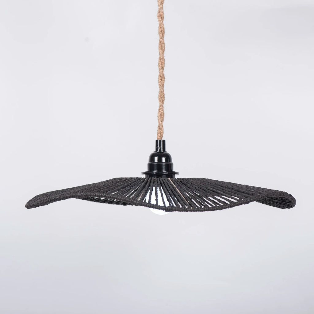 Woven Paper Rope Lampshade Chandelier Cover Lamp Shade Hanging Lights Fixture Paper Rope Lampshade Hanging Lights Cover Zpaxo