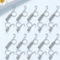 Bird Cage Door Spring Hook Rustproof Wire Lock Rabbit Chicken Parrot