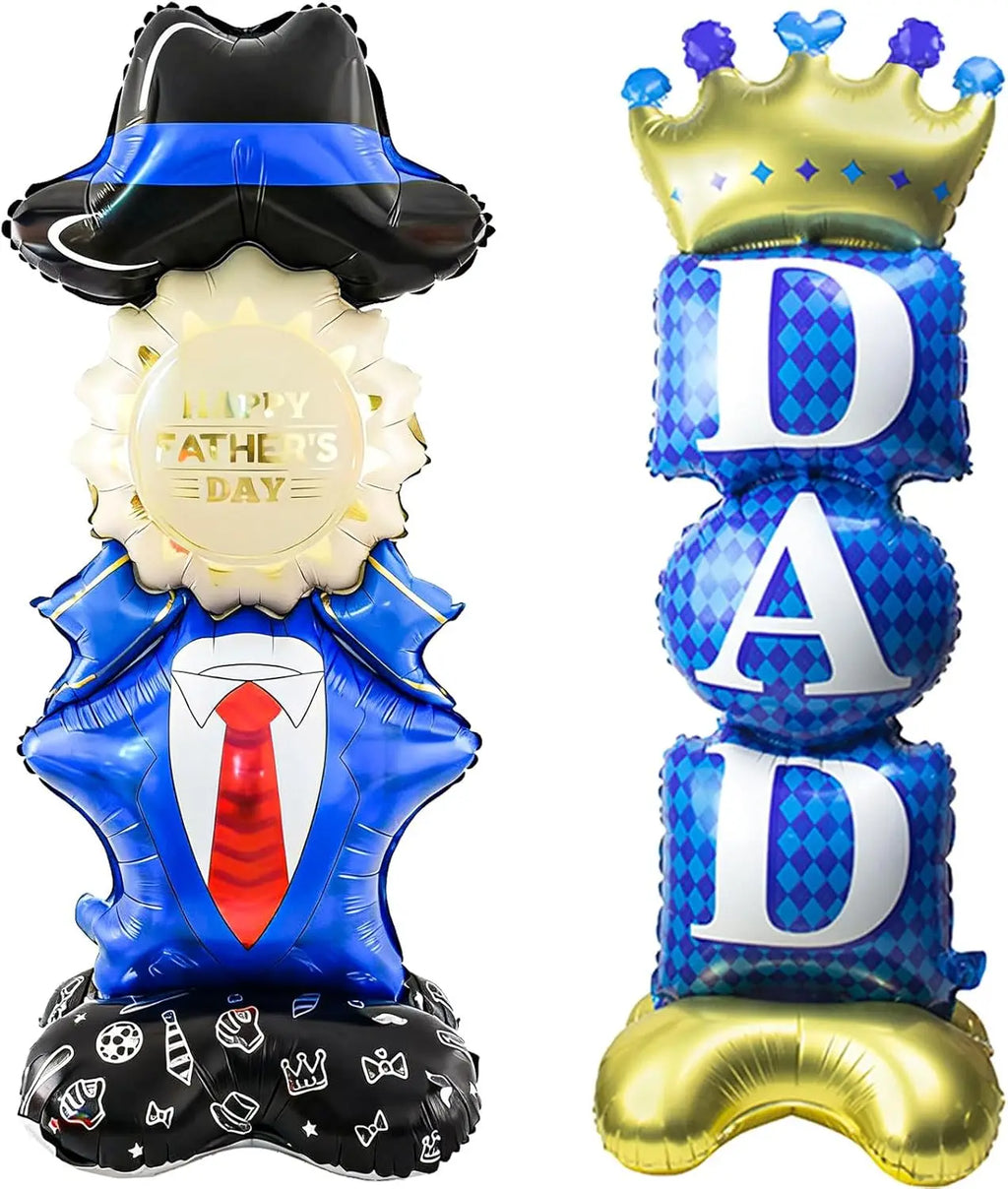 Father's Day Decorations Balloons I Love You Dad Happy Aluminum Film