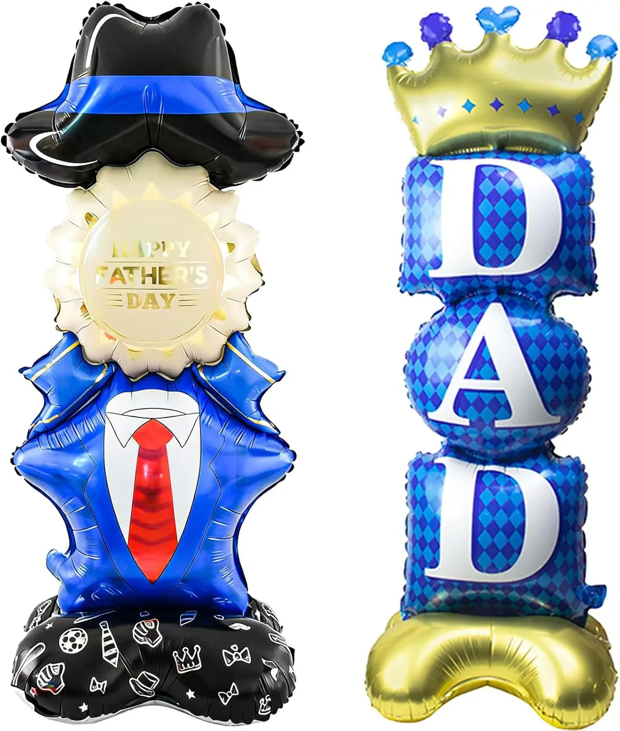 Father's Day Decorations Balloons I Love You Dad Happy Aluminum Film