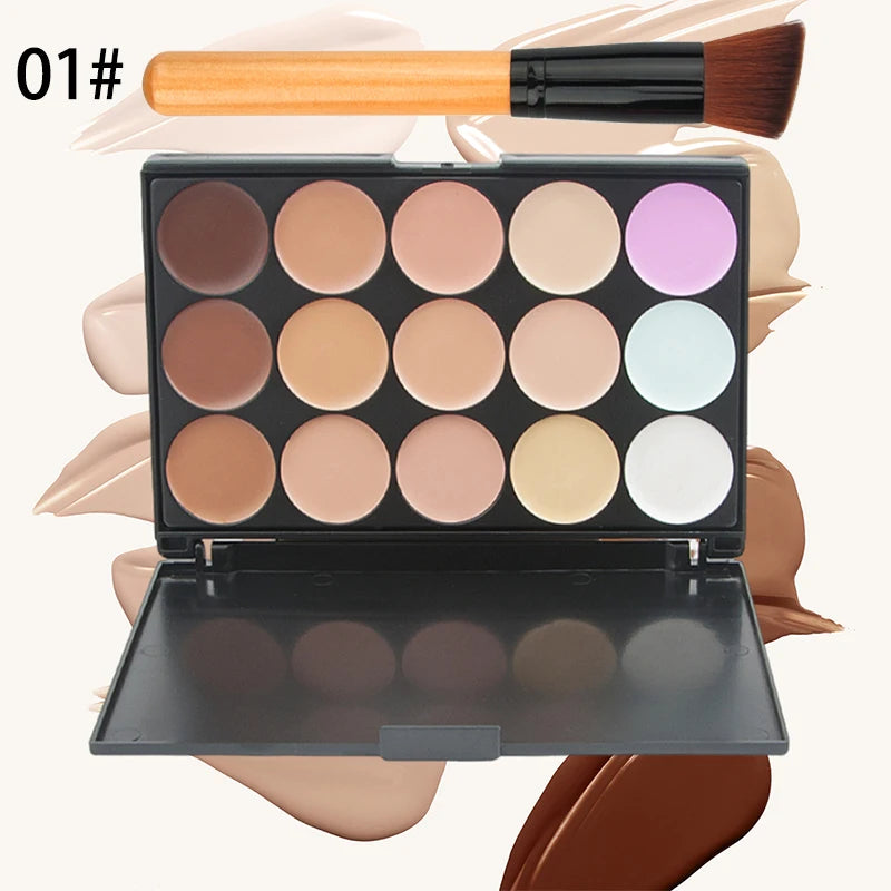 15 Colors Concealer Palette Makeup Correcting Palett Face Contouring Zpaxo 01
