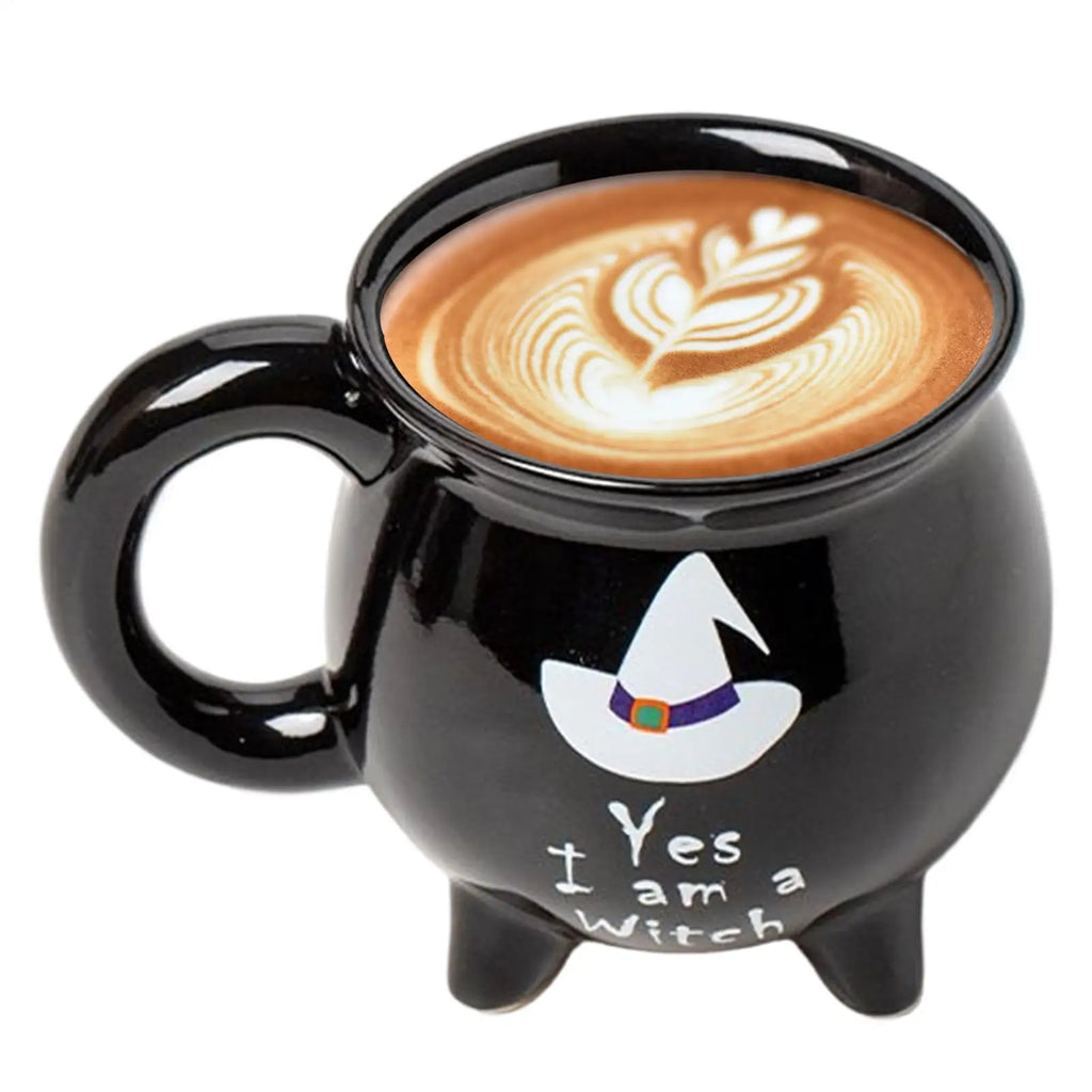 Cauldron Mug Halloween Witch Brew Mugs Beverage Cups Spooky Drinkware