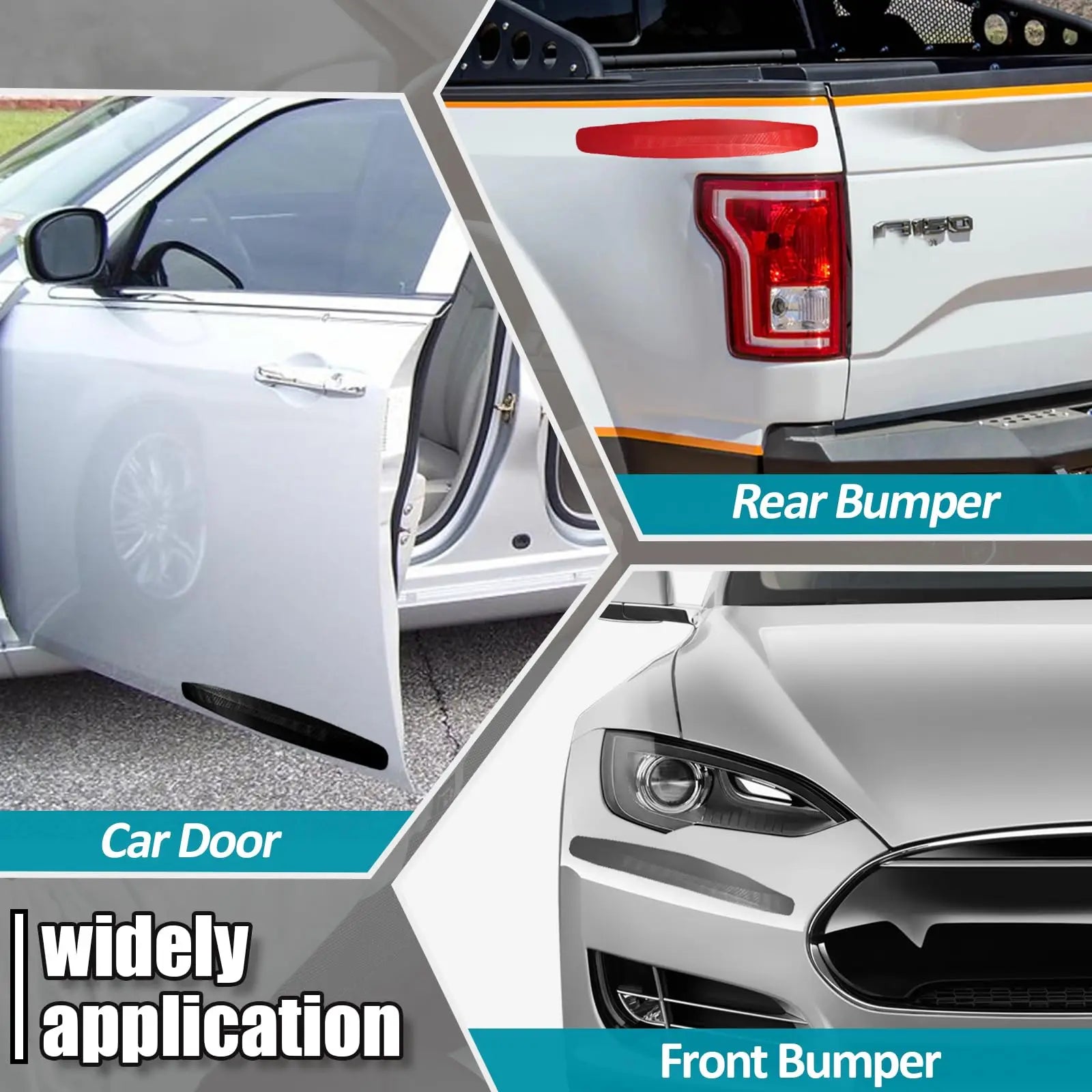 Universal Car Bumper Guard Strip – Anti-Scratch Protector Trim Bumper Protector Strip Zpaxo