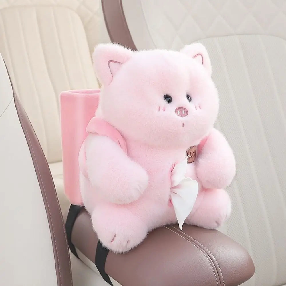 Eye-covering Bear 2-in-1 Car Tissue Box Removable Space Saving Cute Zpaxo