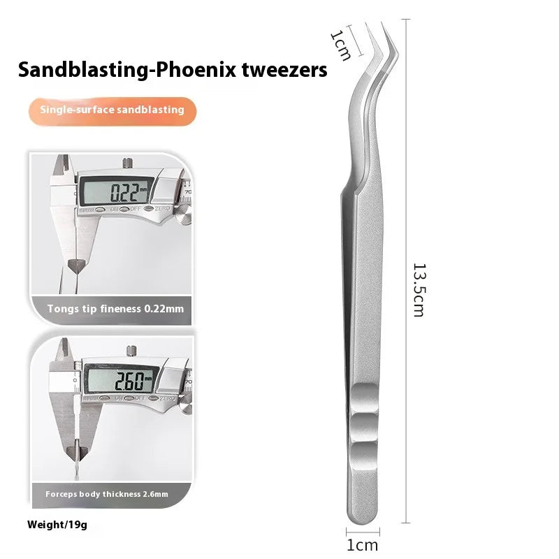 Precision Eyelash Tweezers Professional Beauty Grafting