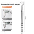 Precision Eyelash Tweezers Professional Beauty Grafting
