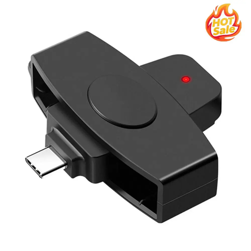 Card Reader Portable EMV Card External Reader Bank Tax Declaration Accessories Support for Windows for OS Zpaxo