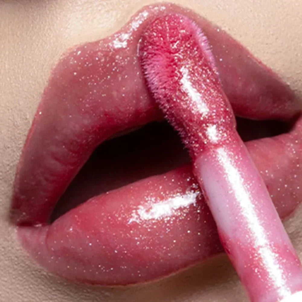 Flash Waterproof Diamond Shimmer Glitter Lip Gloss 6 Colors Sparkling Zpaxo