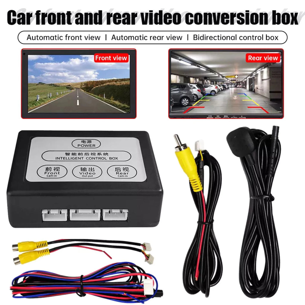 Car Parking Camera Video Channel Converter Auto Switch Front View