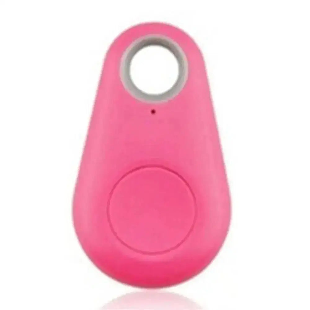 Mini GPS Tracker Locator AntiLost Alarm Wallet Keychain Smart Tag Bluetooth Tracer Keychain Dog Pet Child Bag Tracker Key Finder Zpaxo Pink-B