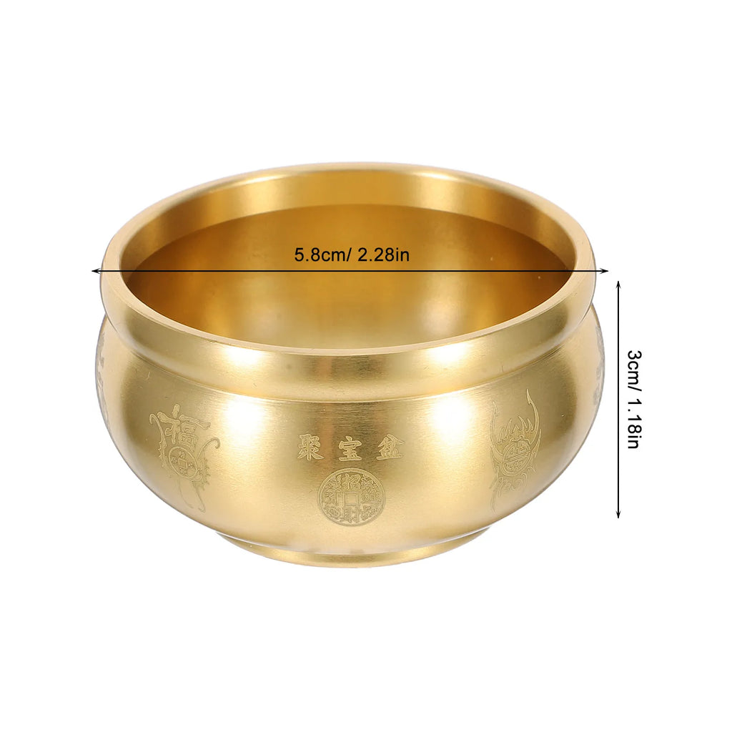 Copper Incense Burner Traditional Chinese Five-way Wealth God Design