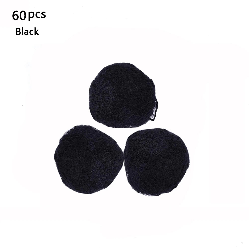 10/100Pcs Nylon Hair Net Star Dance Recital Buns / Hair Extension Weaving Cap Hairnets Zpaxo 50pcs black 20inch