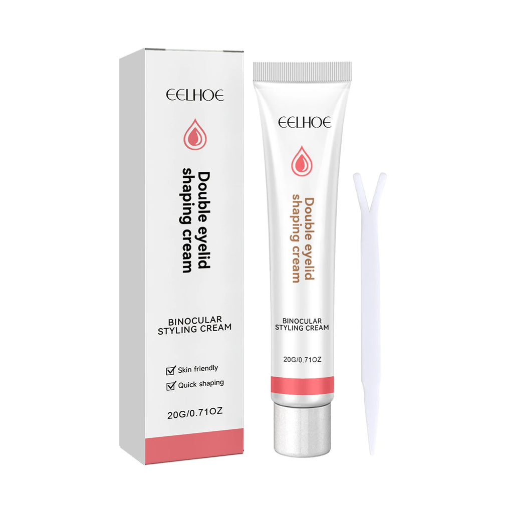 Eelhoe Double Eyelid Styling Cream – Invisible Eye Lift Glue Eyelid Styling Cream Zpaxo 1 Set