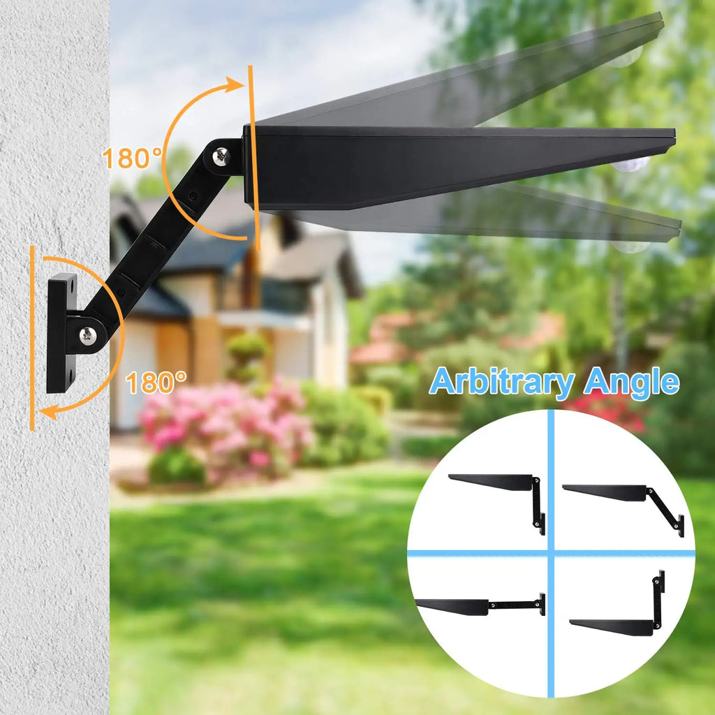 Upgraded Solar Panel Light Outdoor Waterproof Street Rotable Pole Zpaxo