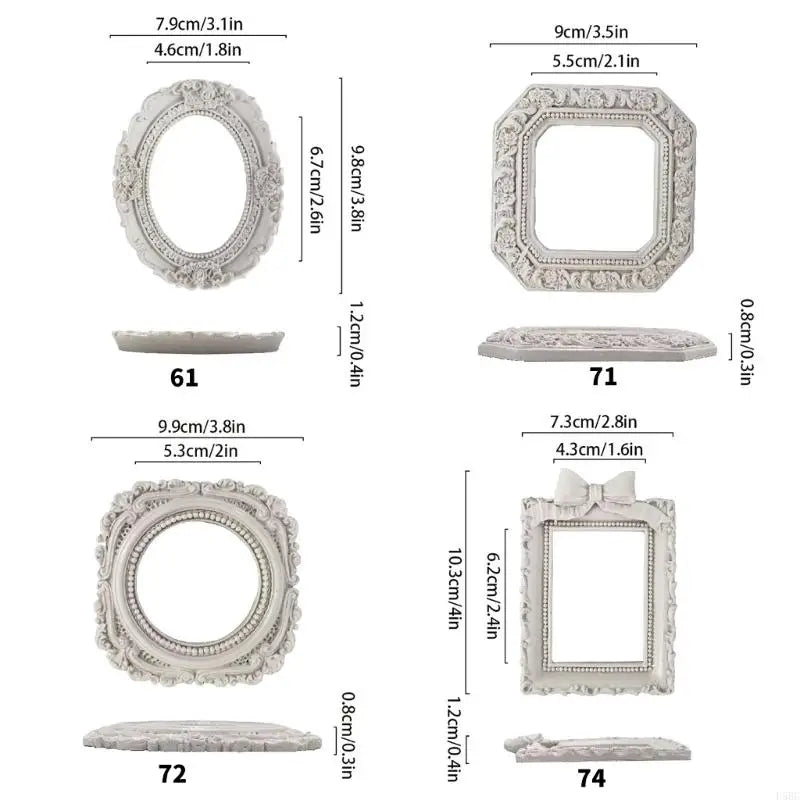 Elegant Hand Paint Resin Wall Frame Perfect Living Room Bedroom Decors