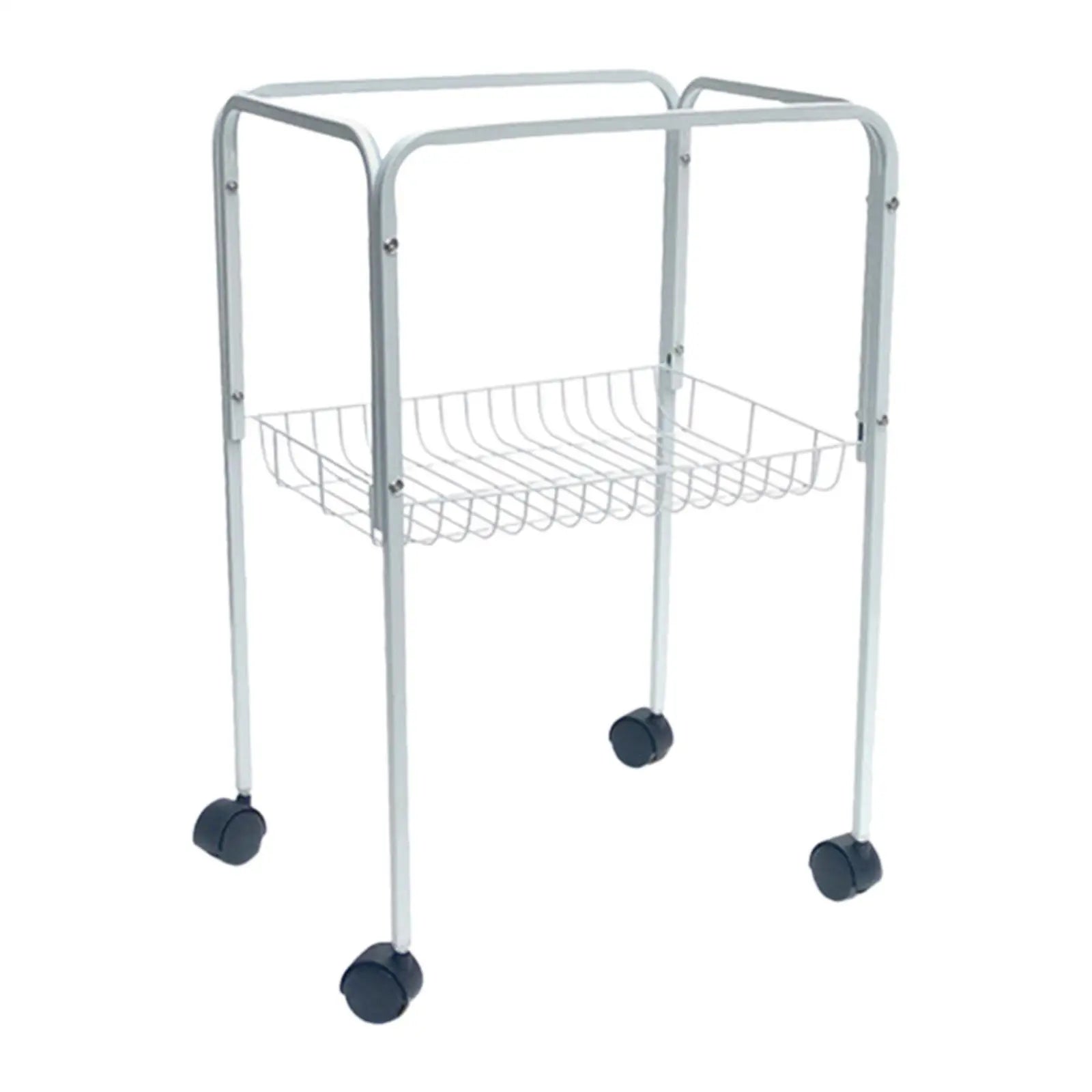 Bird Cage Stand Multifunctional Practical Vanity Tray Bathroom Side Zpaxo White