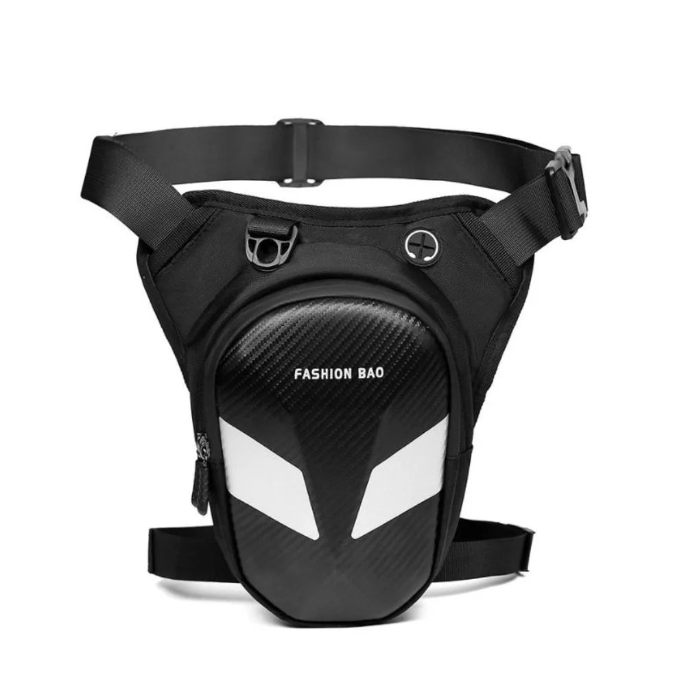Waterproof Motorcycle Leg Bag Hard Shell Convertible Cycling Waist Zpaxo