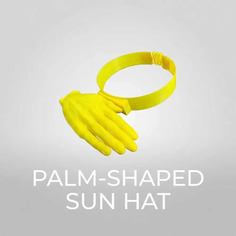 New product palm sun hat funny sun hat palm sun hat integrated installation - adjustable size Zpaxo