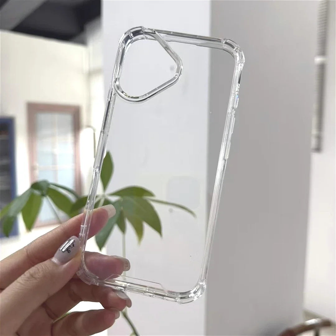 Suitable Apple 17 Max Four Corner Anti Drop Transparent Protective Zpaxo Plastic For iphone 17