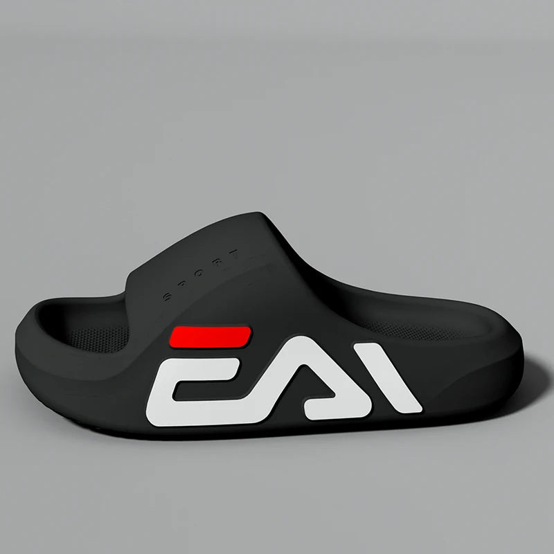 Extra-thick Sole Men Soft Air Cushion Casual Slippers EVA Sandals
