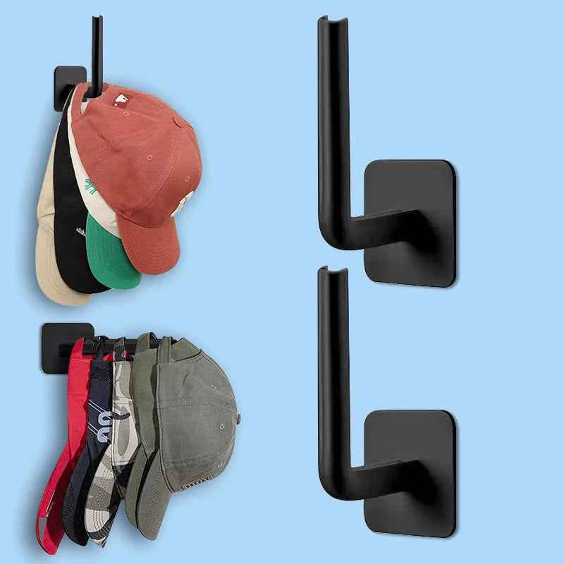 CM5Pcs Baseball Cap Hat Rack Wall Hanger Storage No Drilling Display