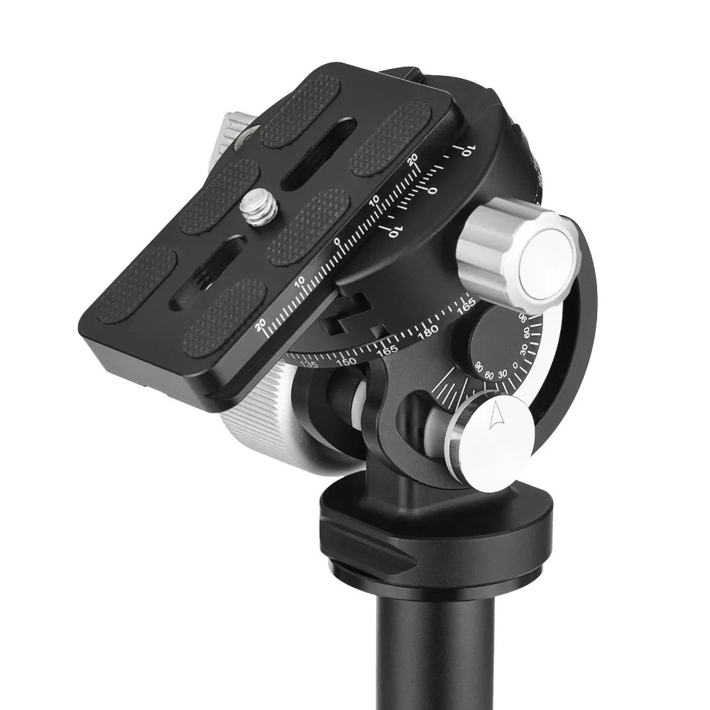 Andoer VH-10 2 Way Pan Tilt Tripod Head Panoramic Bird Watching