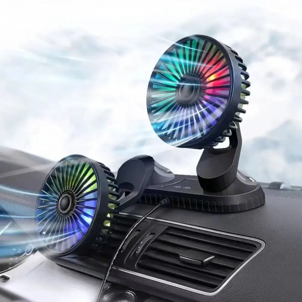 RVs Low Noise Universal Cooling Fan 360 Rotatable 3 Speeds Adjustable Zpaxo