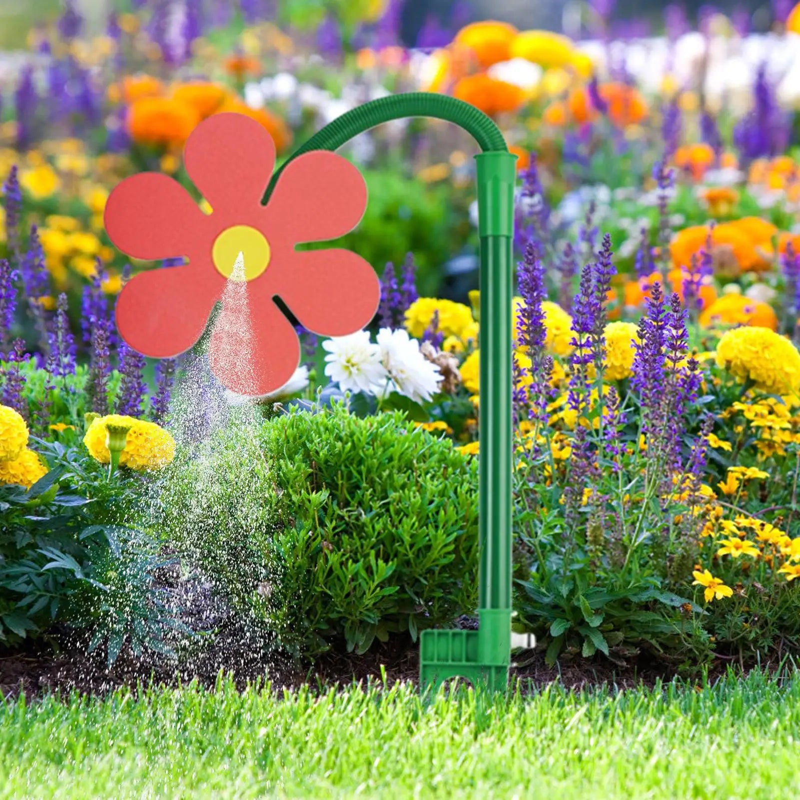 Daisy Sprinkler 360 Rotation Daisy Watering Device Plant Watering System For Gardens Lawns Yards Parks Courtyards Farmlands Zpaxo