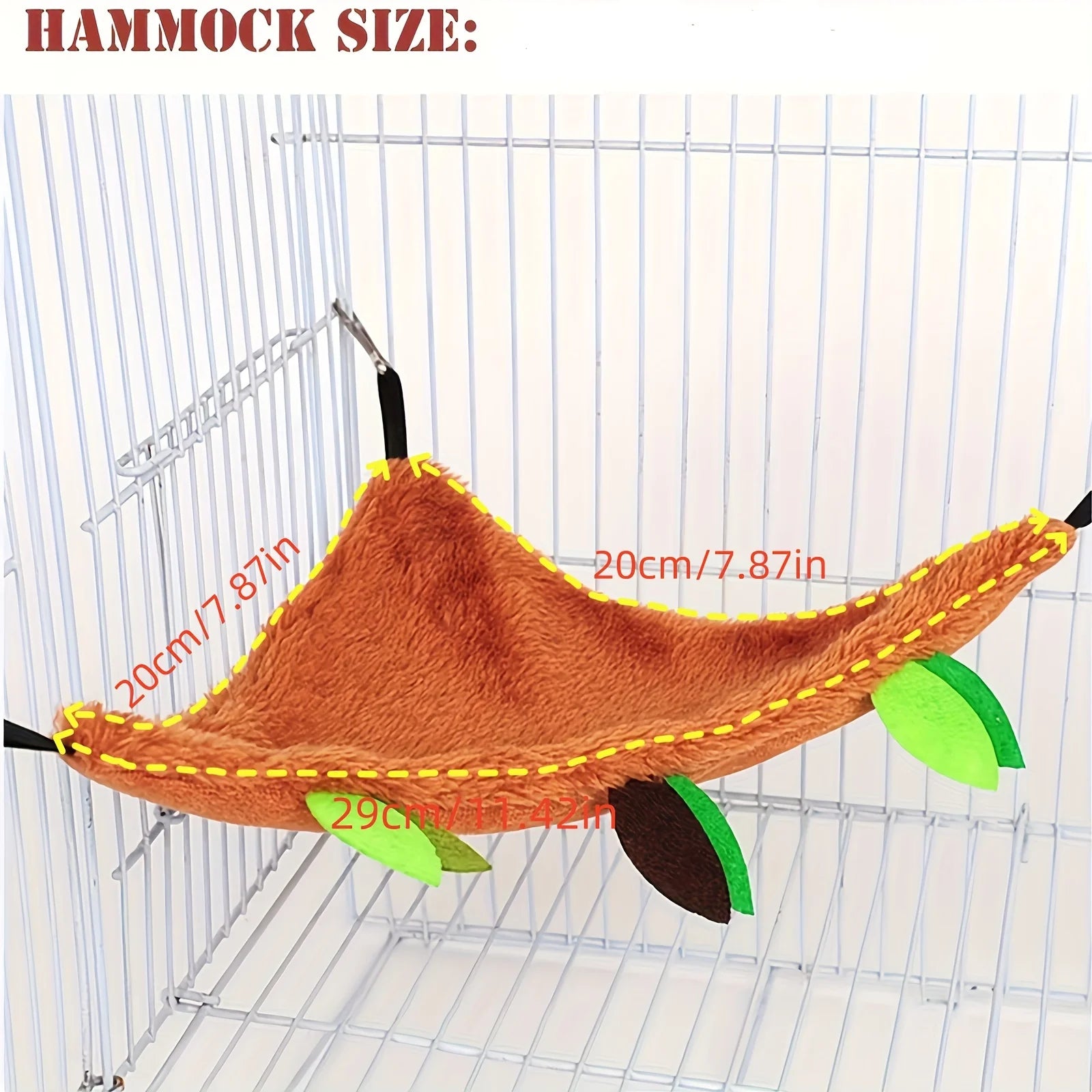 Plush Cotton Hamster Hammock Round Swing Rats Rodent Small Animal