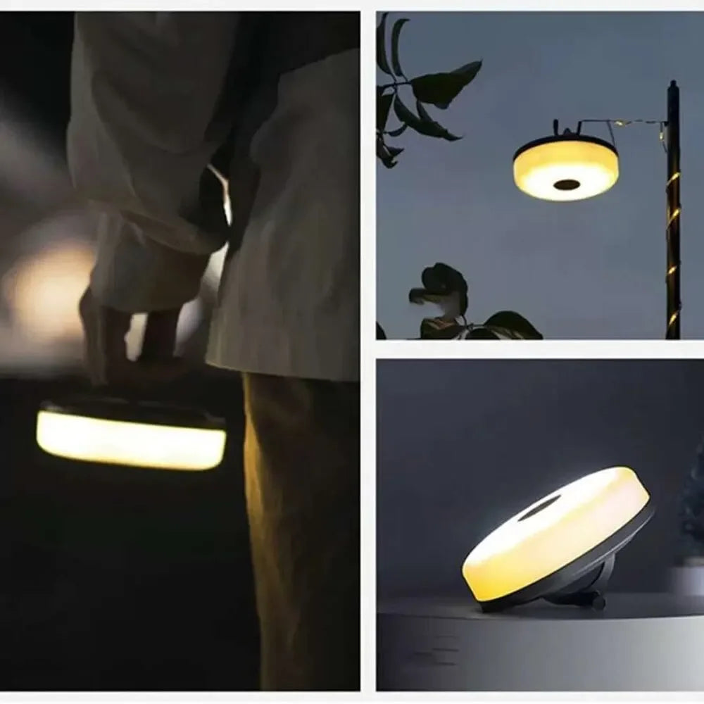 ESMARTER 10M LED Rechargeable Camping Lamp – IPX4 Waterproof