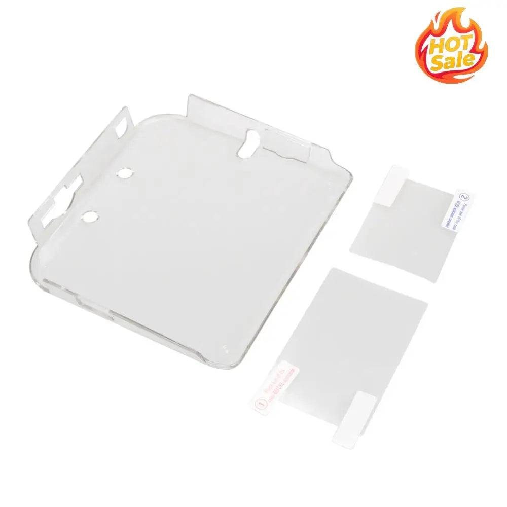 For 2DS Anti Dust Film Screen Protector Anti Scratches Hard Shell Skin Clear Plastic Crystal Case for Nintendo 2DS Game Console Zpaxo