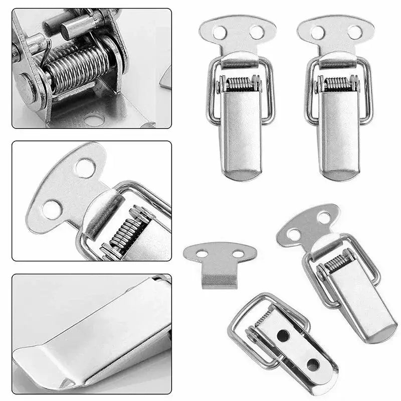 Spring-Loaded Toggle Latch Locks – 6 Pack for Boxes & Cabinets Toggle Latch Lock Zpaxo 12PCS